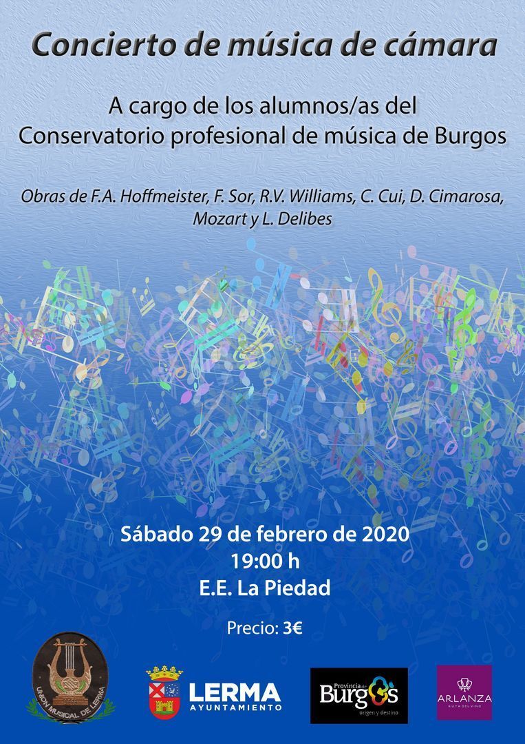 CONCIERTO MÚSICA DE CÁMARA-UNIÓN MUSICAL DE LERMA