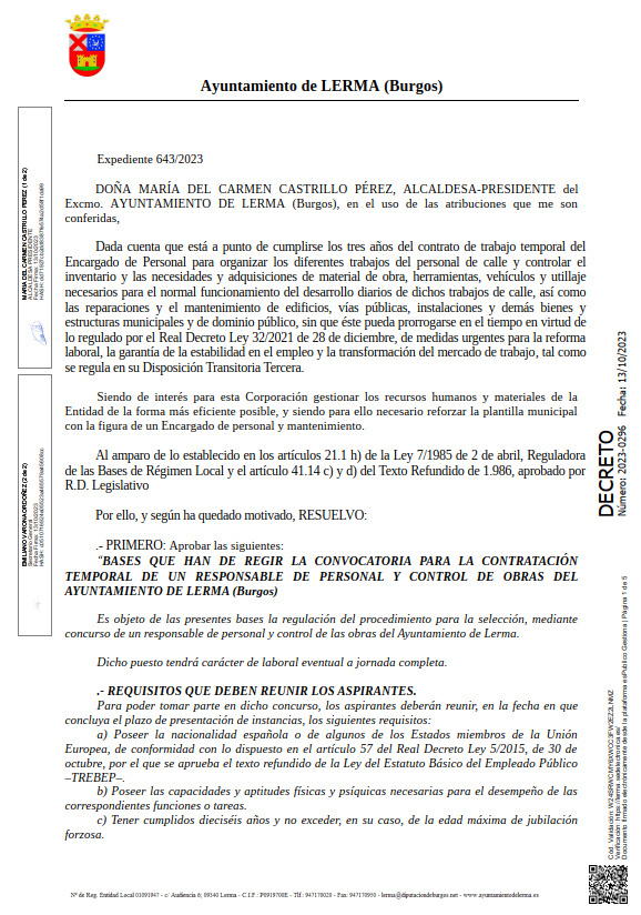 BAsesde la contratación