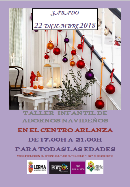 TALLER INFANTIL DE ADORNOS NAVIDEÑOS