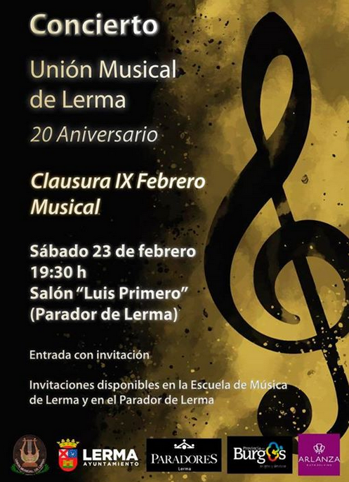 CONCIERTO UNIÓN MUSICAL LERMA XX ANIVERSARIO